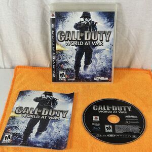 Call of Duty: World at War (Sony PlayStation 3, 2008) Complete Tested